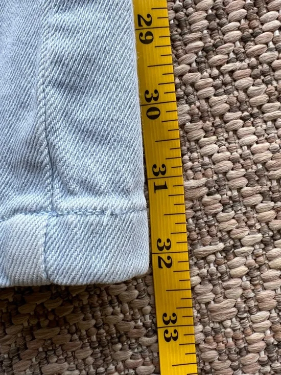 Favorite Daughter The Masha Coastal Jeans Light Blue Womens Size 28 Wide Leg - Picture 4 of 12